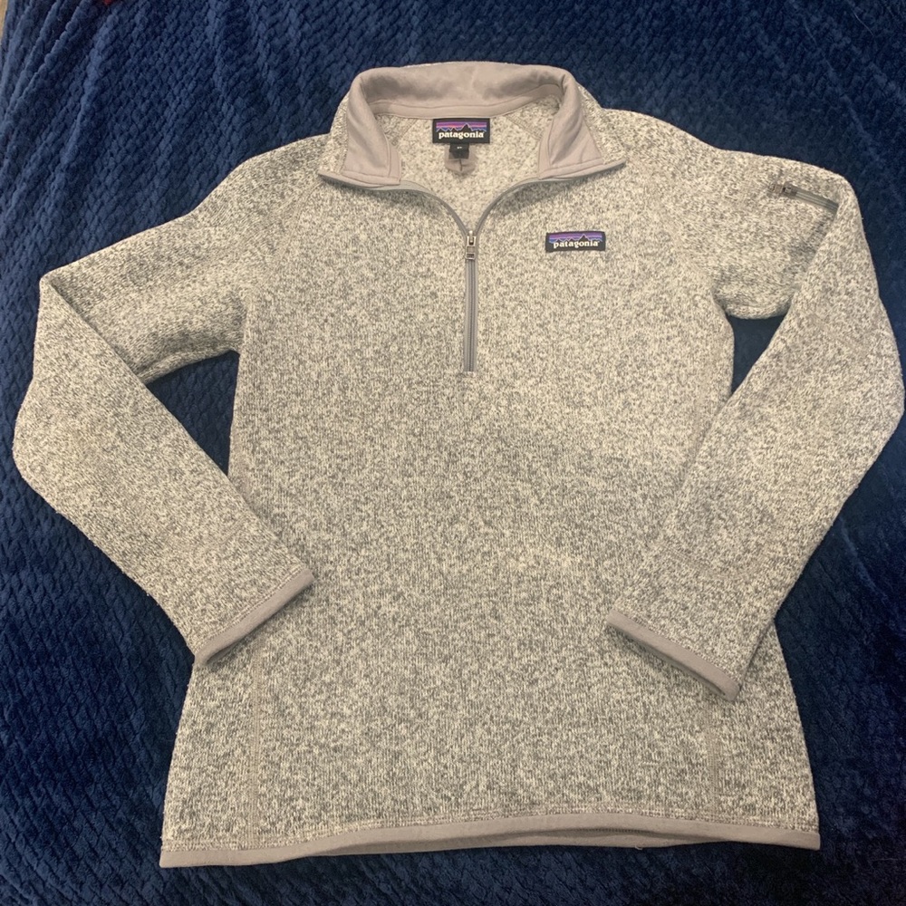 XS Patagonia Gray Quarter Zip